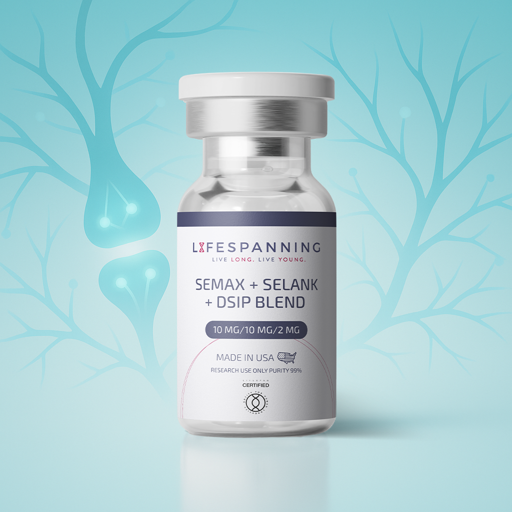 Semax + Selank + DSIP Blend - 10 mg / 10 mg / 2 mg - Peptide Provider Use Only