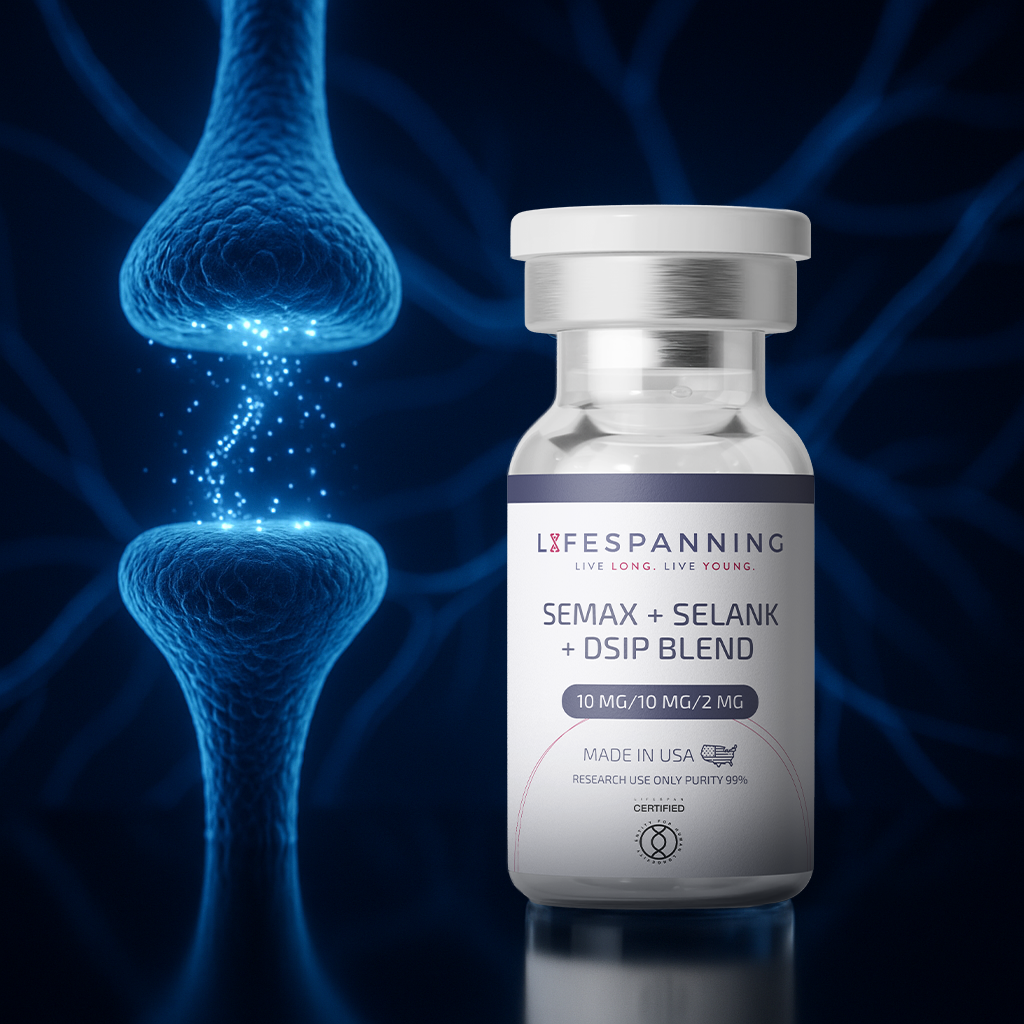 Semax + Selank + DSIP Blend - 10 mg / 10 mg / 2 mg - Peptide Provider Use Only