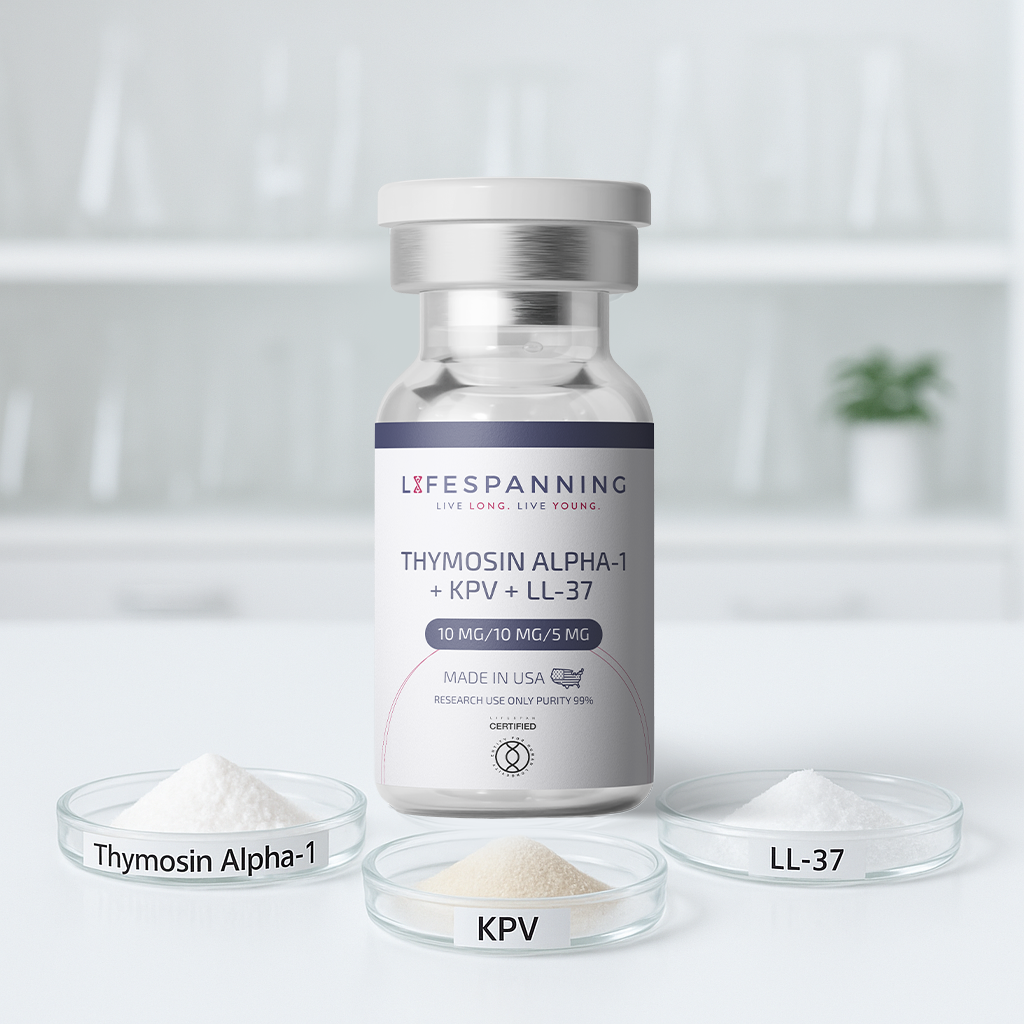 Thymosin Alpha-1 + KPV + LL-37 10mg/10mg/5mg - Peptide Provider Use Only