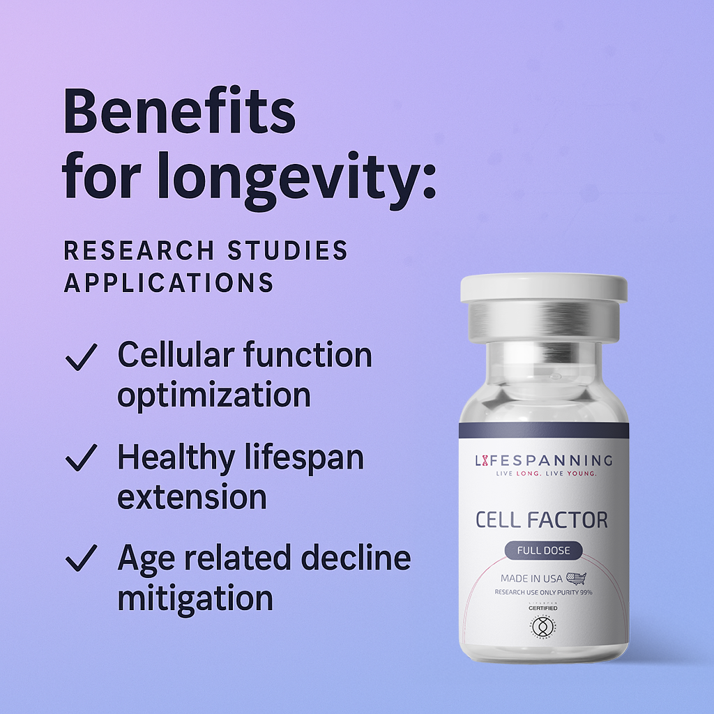 Cell Factor Full Dose Longevity Blend - Peptide Provider Use Only